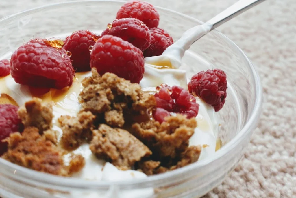 Greek Yogurt Parfait with Berries and Almonds