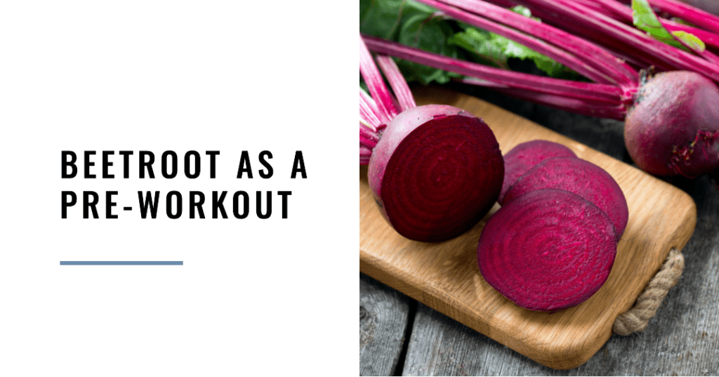 Beetroot as a pre-workout illustration