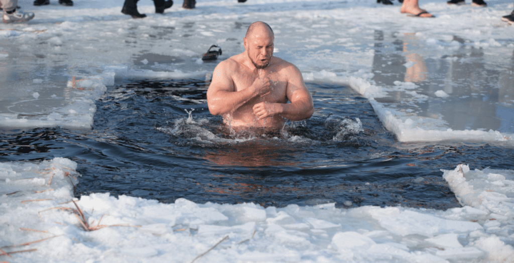 Illustration accompanying the original cold water therapy article