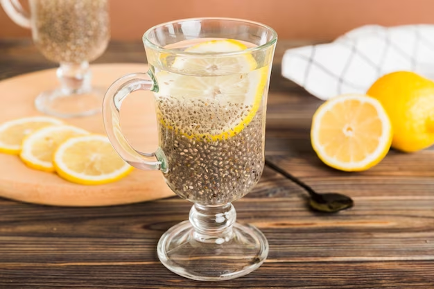 Lemon and Chia Seed Water
