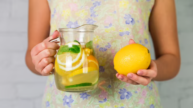 Lemon and Chia Seed Water