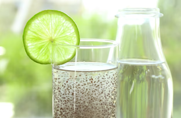 Lemon and Chia Seed Water