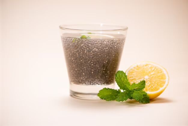 Lemon and Chia Seed Water