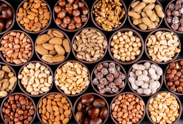 Nuts and Seeds | Biotin Foods for Vegetarians