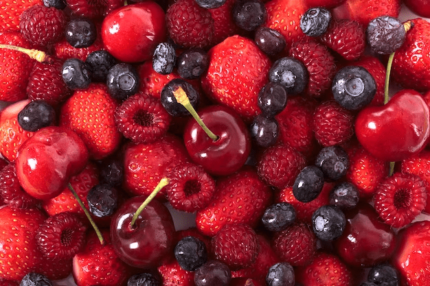 Berries | Biotin Foods for Vegetarians