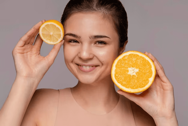 Vitamin C tablets for skin whitening