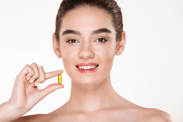 Vitamin C tablets for skin whitening