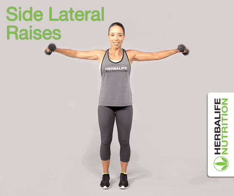 Lateral Raises | shoulder exercises in gym
