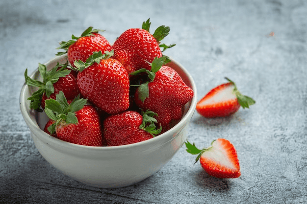 Strawberries | Iron-Rich Foods for Vegetarian Diet